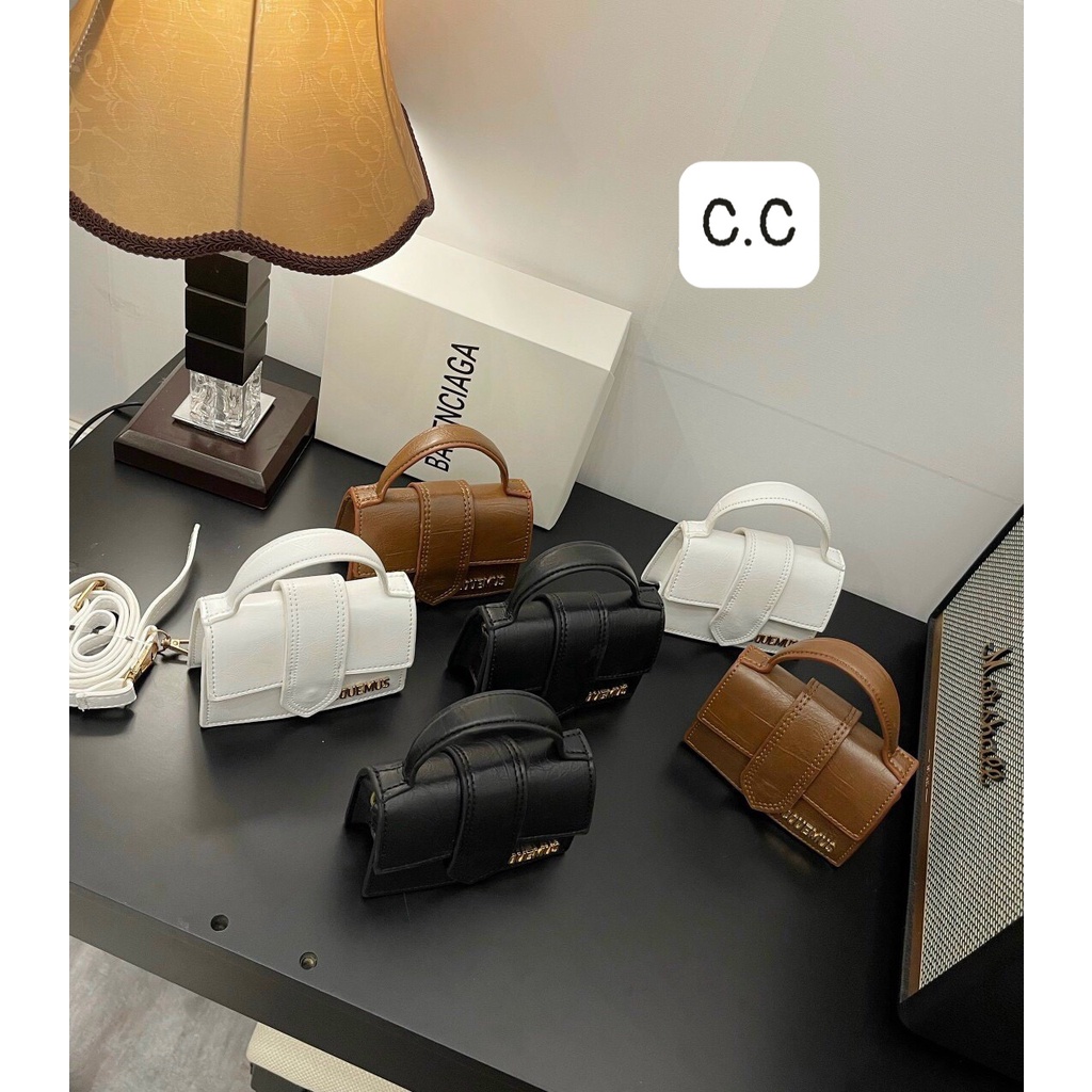TÚI JACQUEMUS ĐEO CHÉO SIZE MINI 🎀 FREE SHIP 🎀  FULL MÀU LOGO SẮT.B230