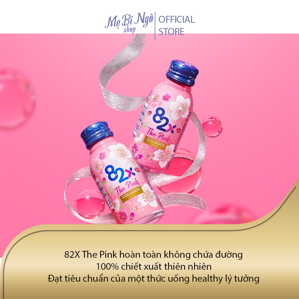[Chính Hãng] Nước Uống Đẹp Da Mà Giữ Dáng 82X The Pink Collagen Set 5 lọ/ Hộp 10 lọ
