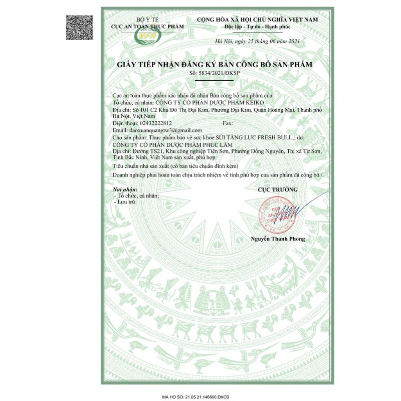 Sủi tăng lực Fresh Bull tube 20 viên bổ sung vitamin, khoáng giúp tăng tỉnh táo, giảm mệt mỏi, tăng sức đề kháng