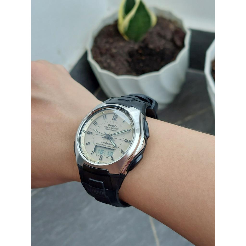 Đồng hồ nam Casio WVA-430J chạy pin hàng Si
