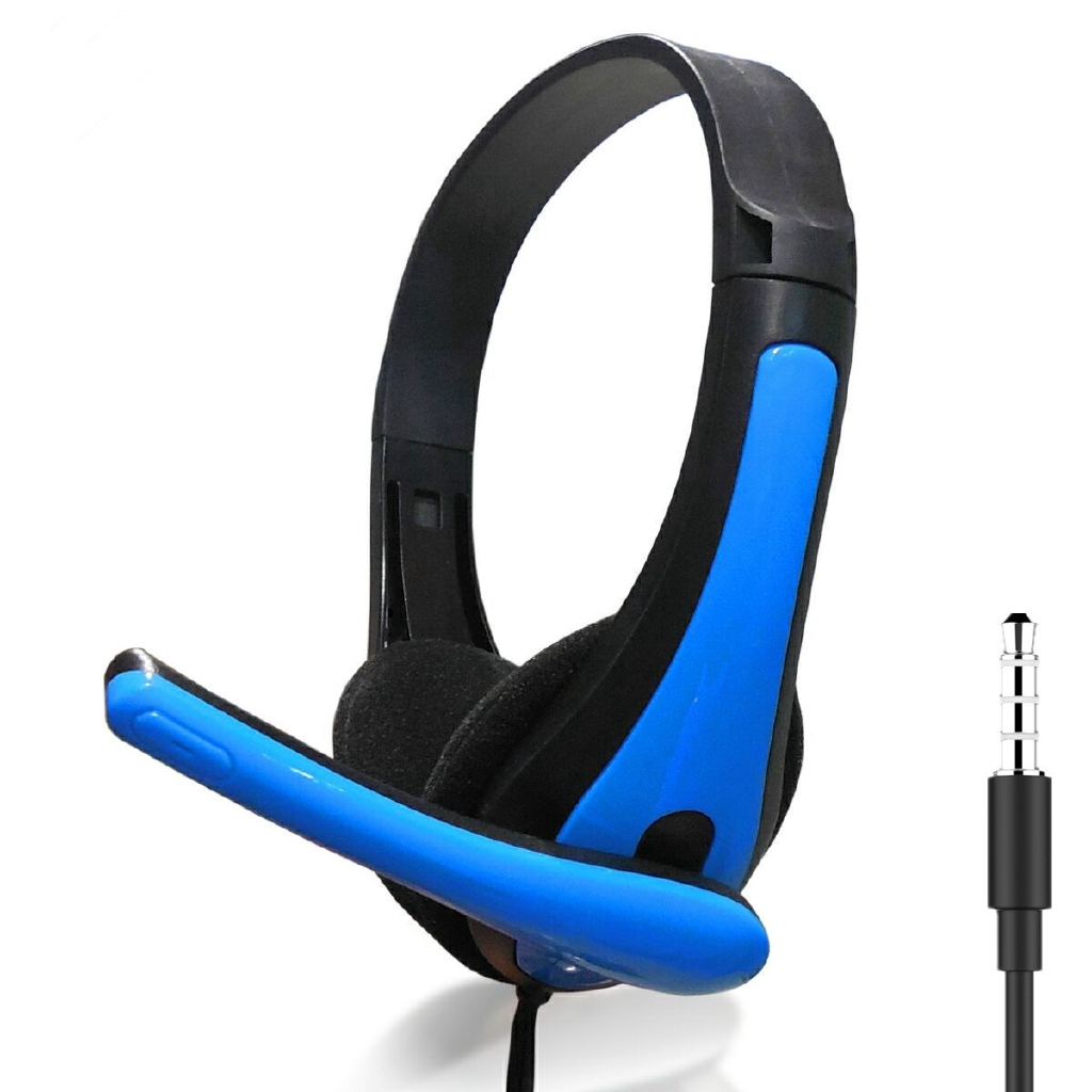 Single Plug Game Headset Headset Laptop Desktop Computer Single Hole with Wheat Mobile Phone Headset YUE