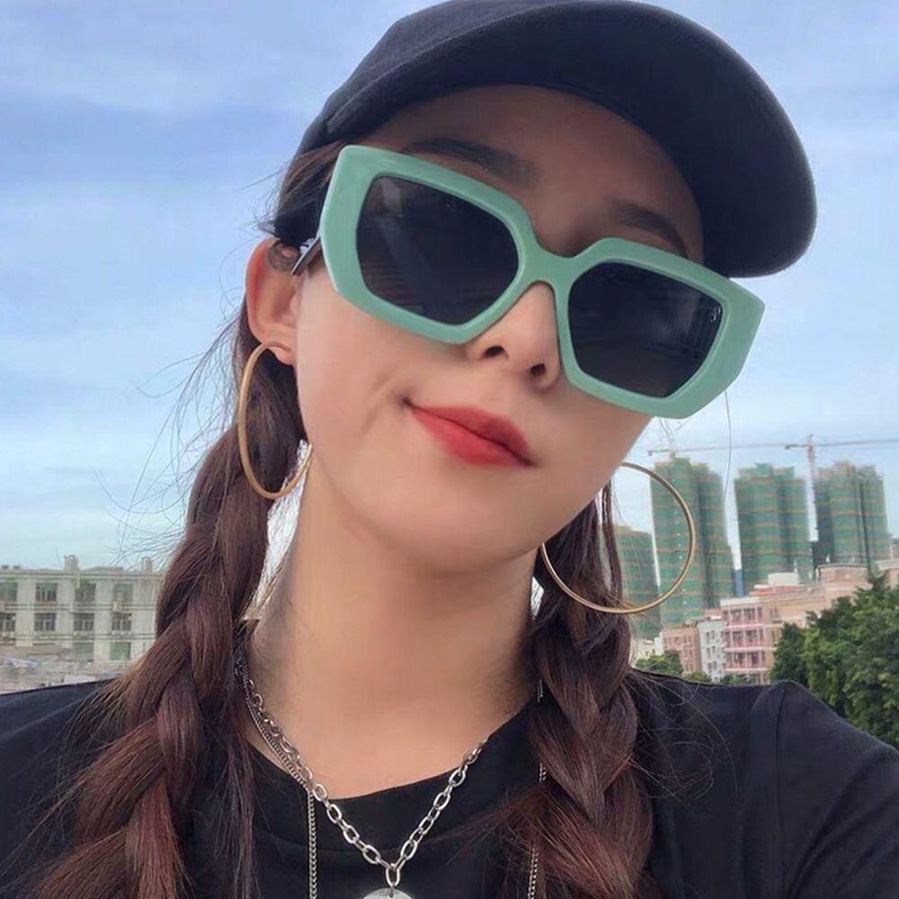 Kính Mát Gọng Vuông Phong Cách Hip Hop Thời Trang Cho Nữ