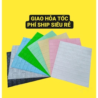 Xốp dán tường 3d giả gạch loại 1 - khổ 70cmx77cm