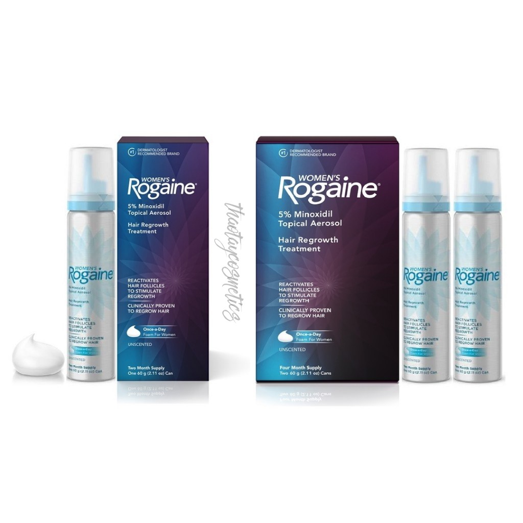 Mọc tóc cho nữ Women's Rogaine 5% Minoxidil Foam (dạng bọt)