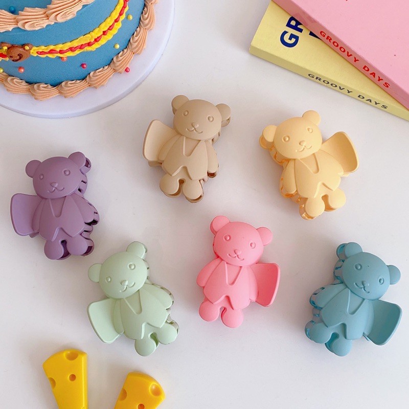 KẸP TÓC GẤU CÀNG CUA KOREA PASTEL TIỆN LỢI KEFI