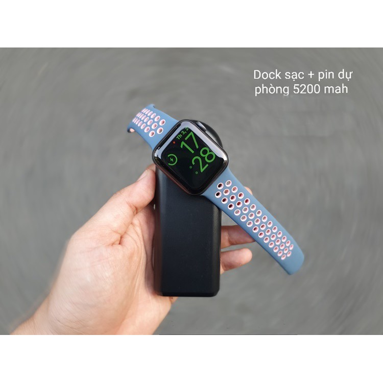 Pin sạc dự phòng đa năng 2 trong 1 chính hãng COTEetCI dùng cho Apple Watch 5200mAh