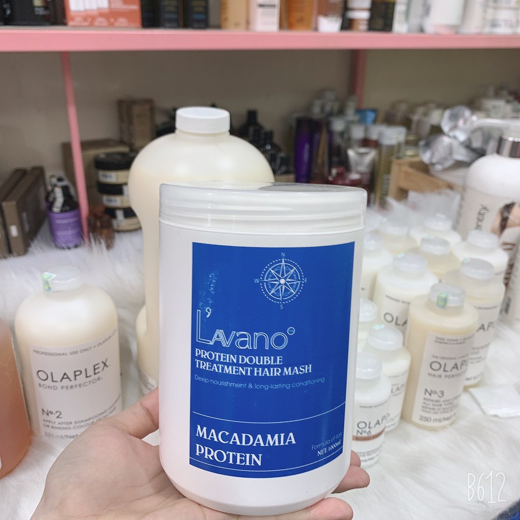 Hấp dầu xanh Lavano cung cấp dưỡng chất cần thiết cho tóc mềm và mượt -1000ml