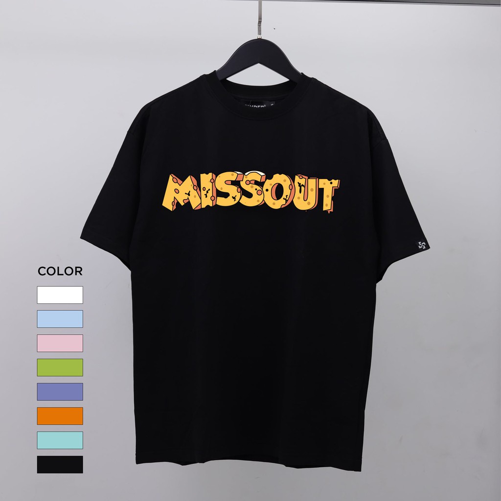 Áo thun nam nam nữ Unisex form rộng CHEESE MissOut (V200)