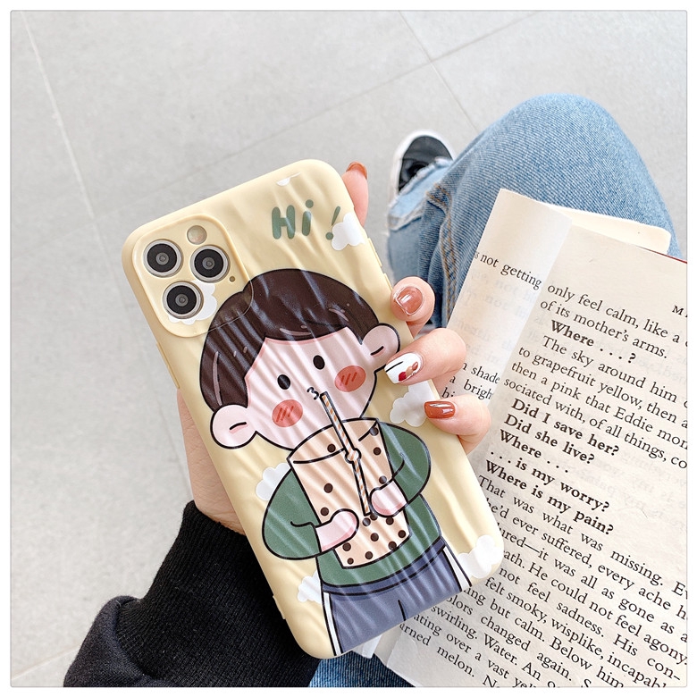 Ốp lưng iphone Trà sữa độc đáo sóng 5/5s/6/6s/6plus/6splus/7/8/7plus/8plus/x/xs/xs max/11/11promax - Awifi Case G1-6 | BigBuy360 - bigbuy360.vn