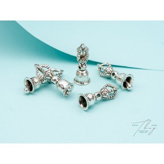 Charm Phủ Bạc Xỏ Vòng Phong Thủy Hình Pháp Khí Mật Tông - Tiệm Thủy