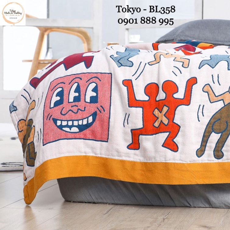 S103_Chăn Thu Xô Organic Cotton Dòng Cao Cấp