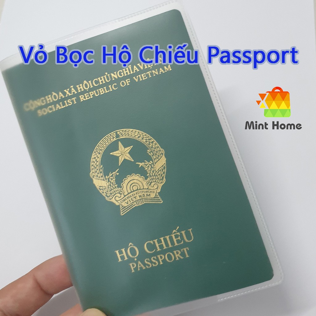 Bao passport cover, vỏ bọc hộ chiếu có ngăn đựng thẻ sinh viên, ATM, Card