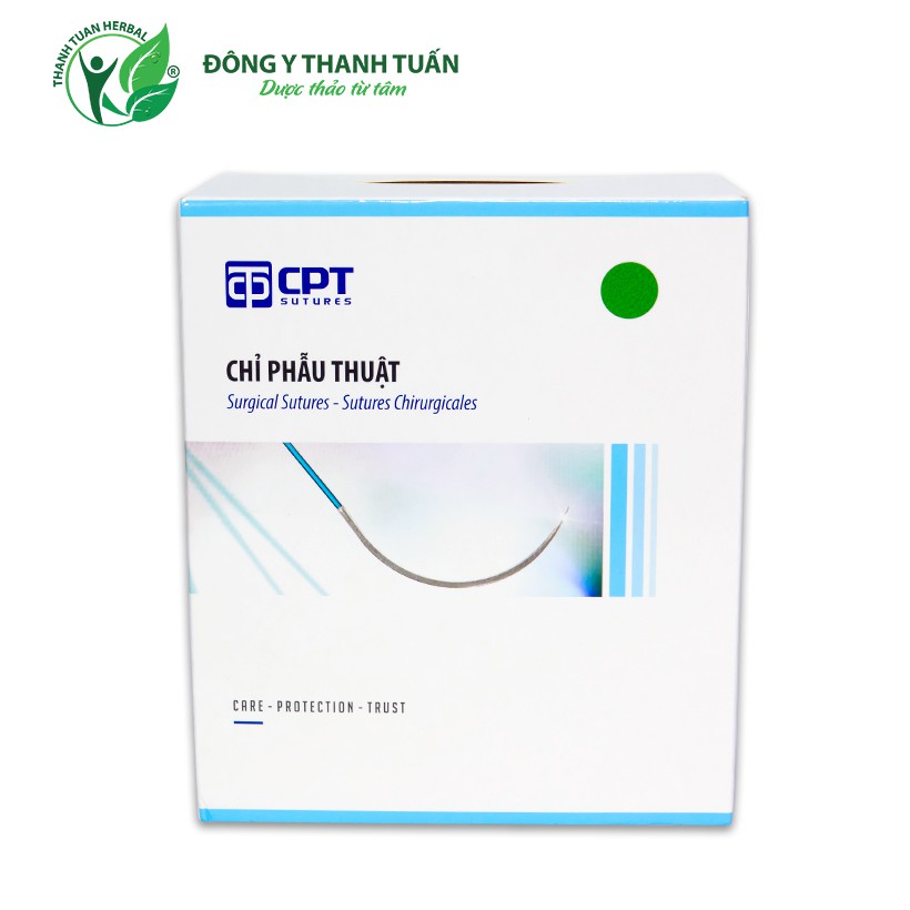 Chỉ Tự Tiêu CPT TRUSTIGUT (C)  3/0 4/0 CHROMIC CATGUT - Chỉ Phẫu Thuật Và Dùng Cho Cấy Chỉ Tự Tiêu Sau 2-3 Tuần