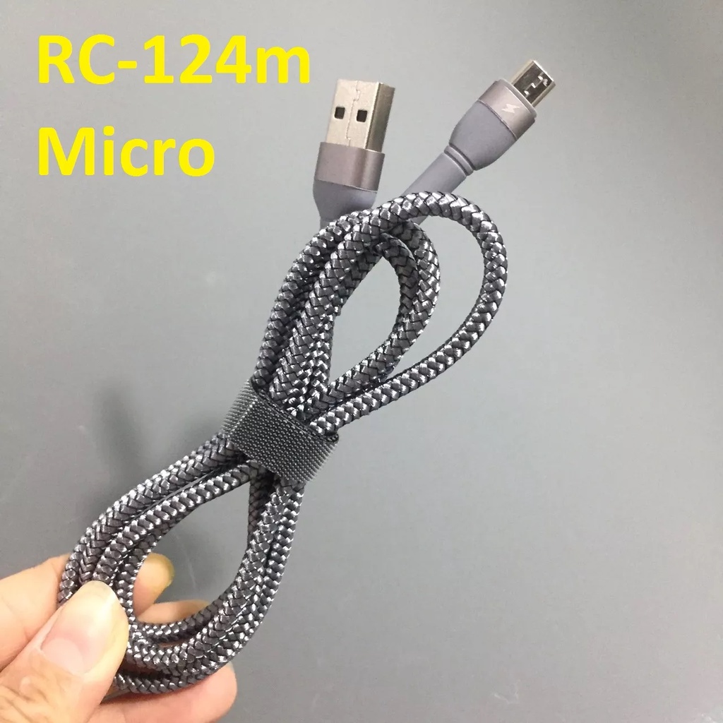 Cáp sạc và truyền dữ liệu Micro /  type-C/ L remax RC124 - Màu ngẫu nhiên