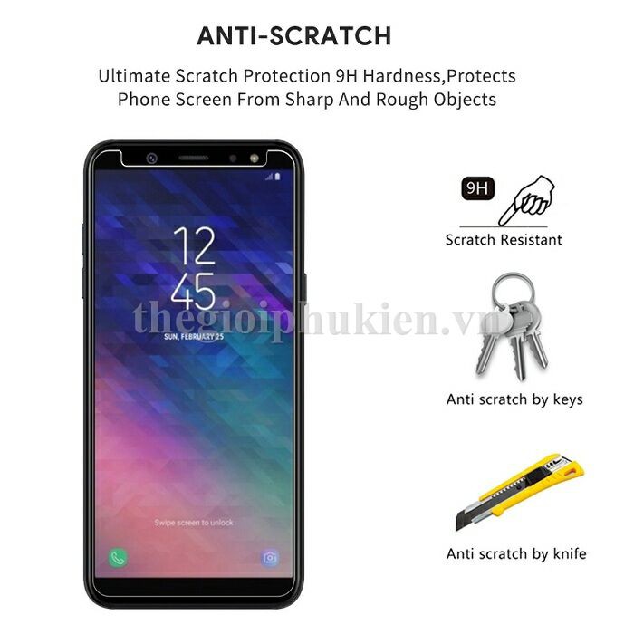 Tấm dán kính cường lực SamSung Galaxy A8 Star hiệu Glass Pro chống vỡ, chống xước màn hình - Giá rẻ