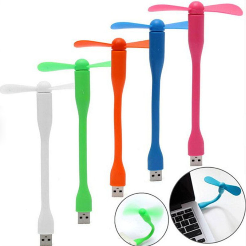Quạt KRECOO Mini Hỗ Trợ USB Gọn Nhẹ Có Thể Uốn Cong Và Tháo Rời Với Mức Tiêu Thụ Điện Thấp