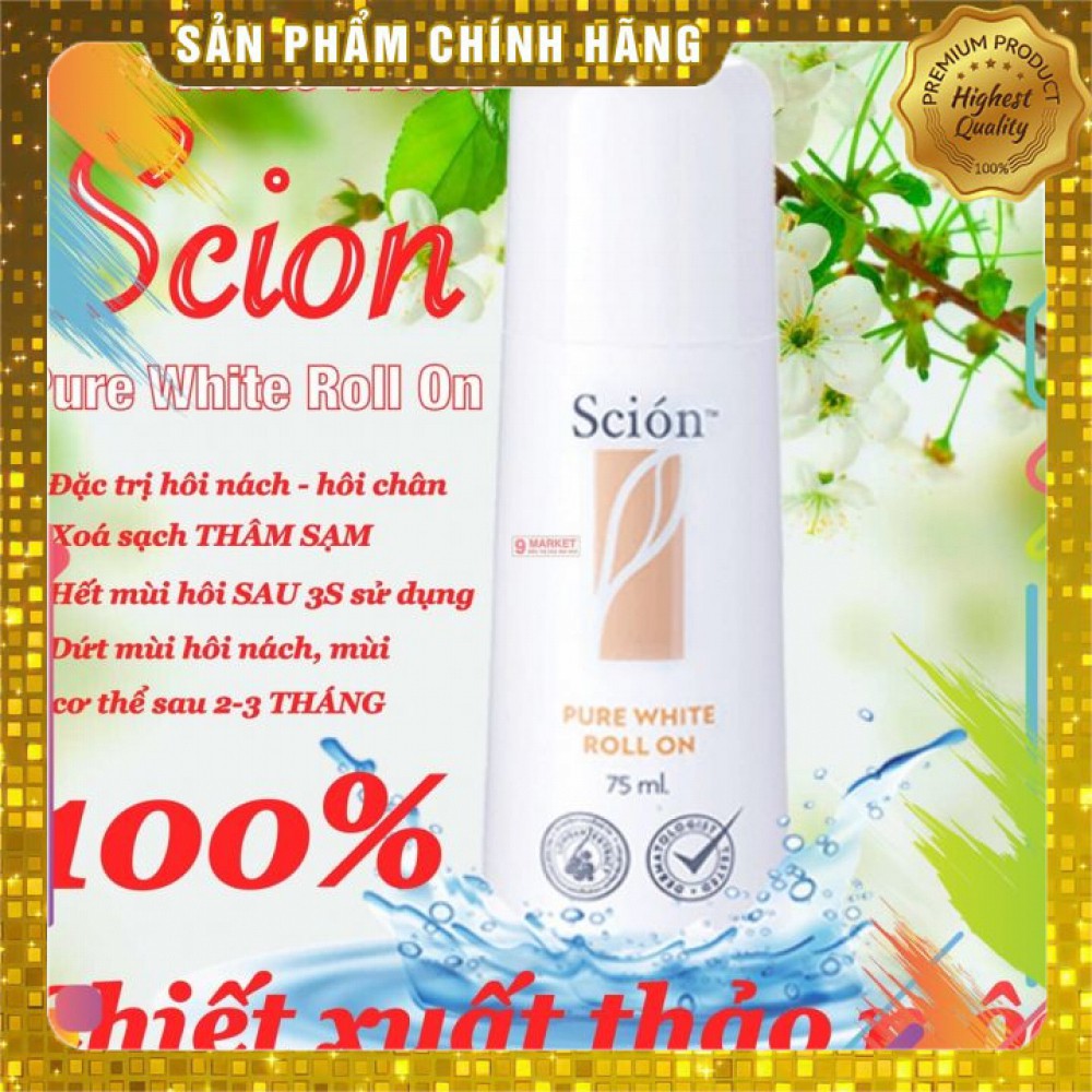 (Chính Hãng) Lăn Scion Khử Mùi Cơ Thể Đặc Biệt Hôi Nách Hôi Chân + Tặng 1 sirum nhau cừu