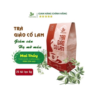 Trà túi lọc Giảo Cổ Lam ổn định huyết áp, giảm mỡ máu, ngăn ngừa xơ vữa mạch máu, bình ổn huyết áp
