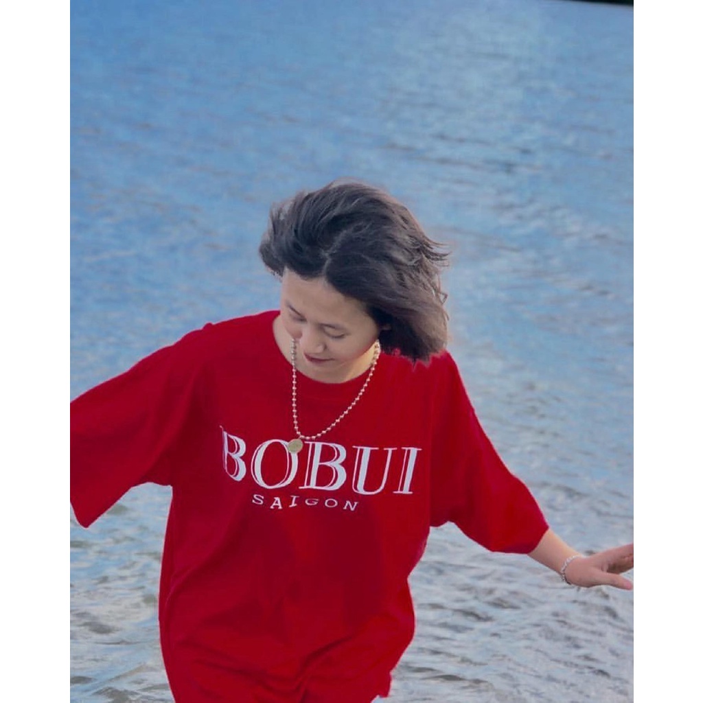 [BOBUI NEW FULLTAG CHÍNH HÃNG] Áo thun BOBUI  / áo thun bobui chữ phản quang (real 100%) form oversize tay lỡ | BigBuy360 - bigbuy360.vn