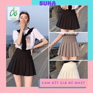 Chân Váy Tennis Xếp Ly Cạp Cao Kiểu Chữ A Hàn Quốc Trẻ Trung Xinh Xắn Năng Động SK02 Sale 15%