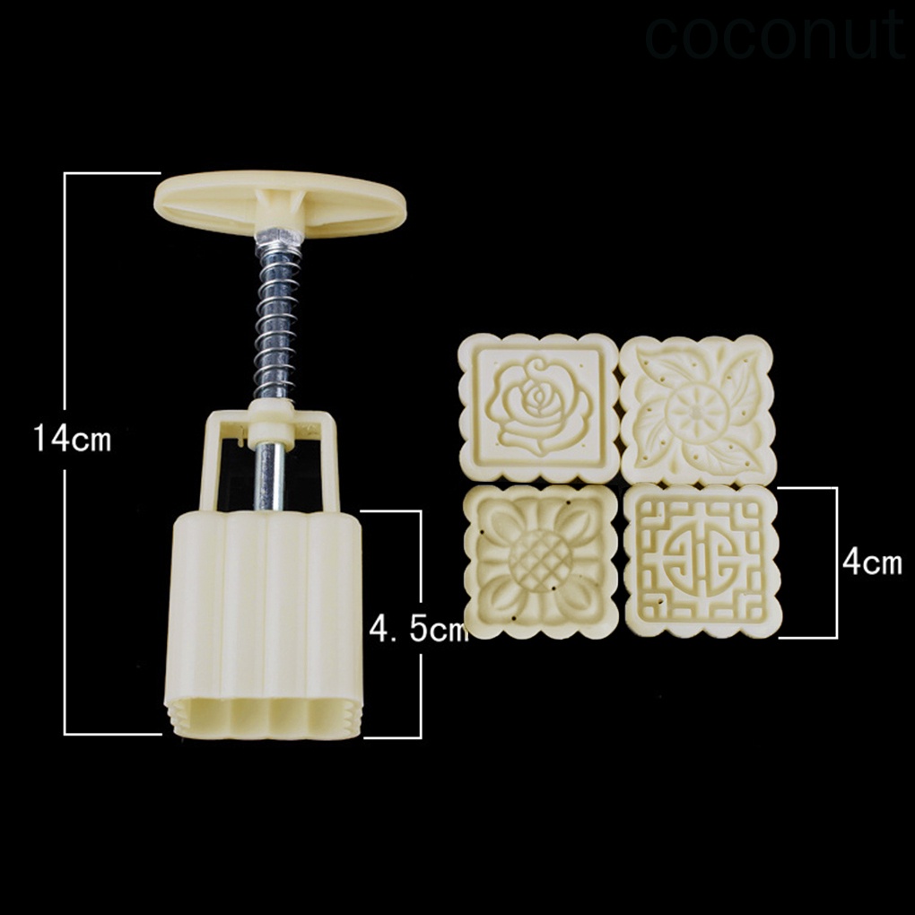 Khuôn Ấn Làm Bánh Trung Thu Hình Vuông Có Thể Tái Sử Dụng