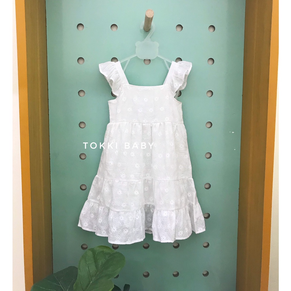 Váy maxi trắng cho bé gái VNE005