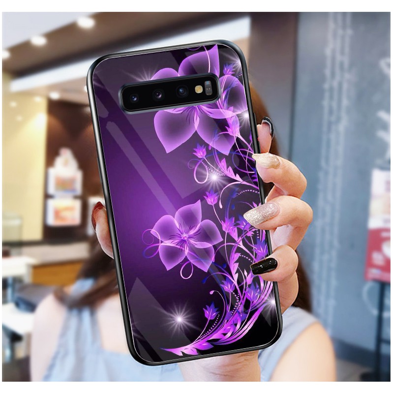 Ốp Lưng SAMSUNG GALAXY S10, S10 PLUS, S10 E ,S10 5G mặt kính cường lực cao cấp