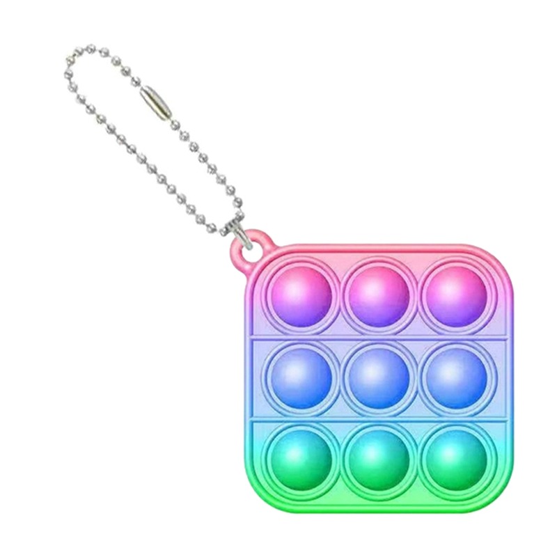 pop it mini Móc Khóa Hình Trò Chơi Nhấn Bóng Đơn Giản