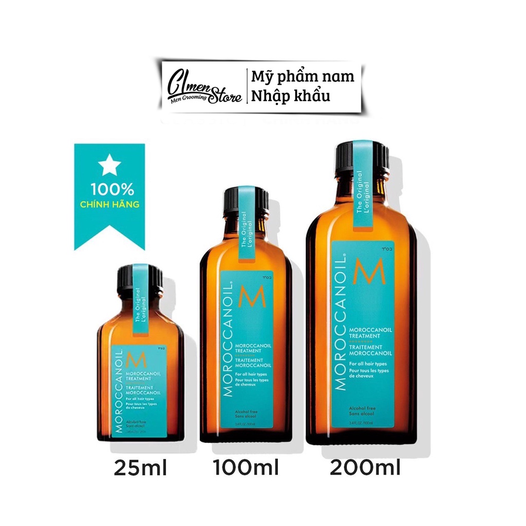 Dầu dưỡng tóc Moroccanoil Treatment Original Hair Oil | 25m - 100ml - 200ml