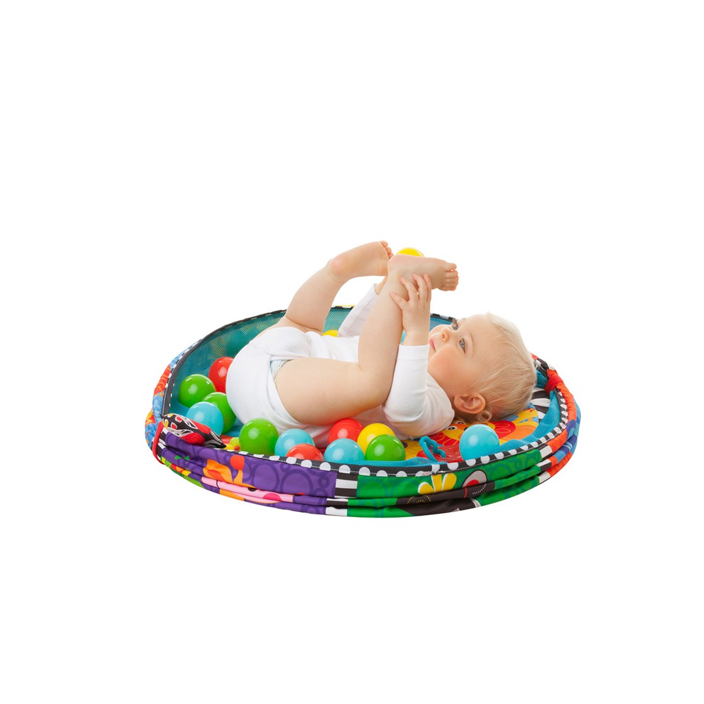 Nhà banh có đồ chơi treo nôi Ball Activity Nest Playgro, cho bé sơ sinh đến 24 tháng