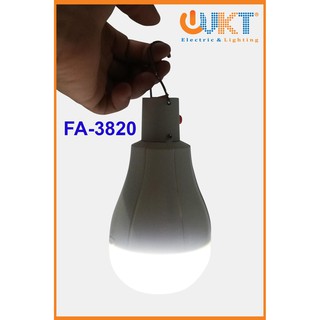 Bóng đèn tích điện - kiểu hiện đại VKT-FA-3820 (Có móc treo)