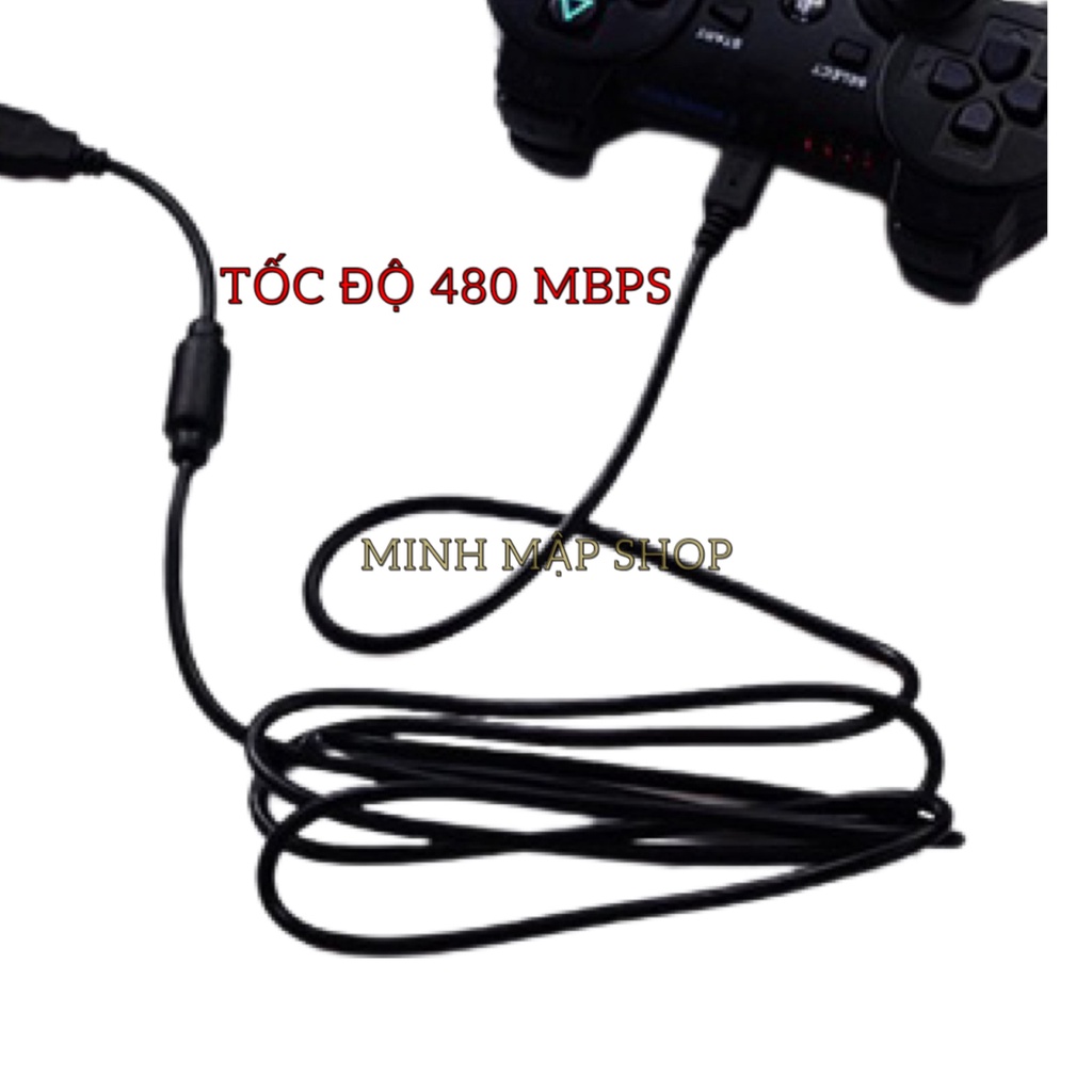 Dây sạc Mini Usb dành cho tay cầm ps3-ps move-Mp3-Mp4-Máy ảnh KTS