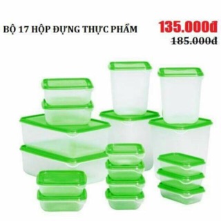 BỘ 17 HỘP ĐỰNG THỰC PHẨM ĐA NĂNG SALE