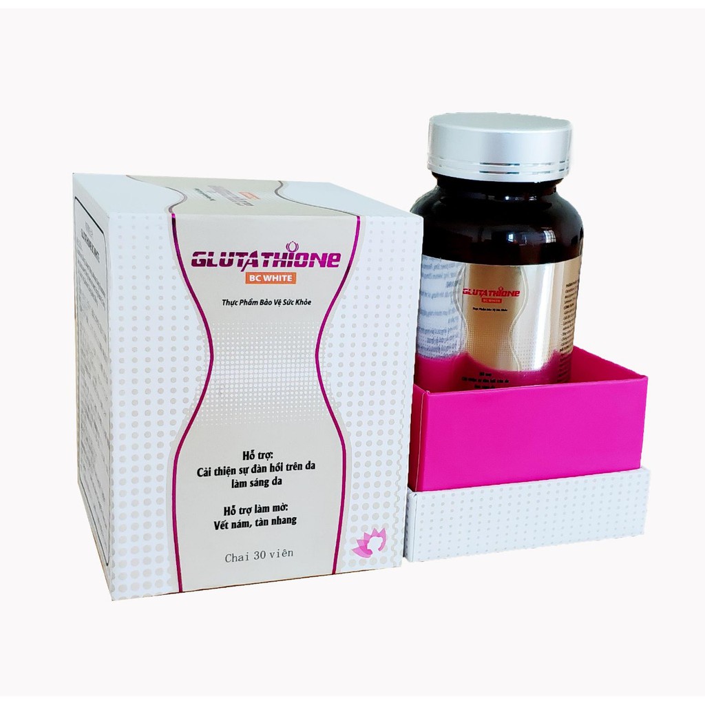 Glutathione BC White-hỗ trợ làm sáng da, mờ vết nám, tàn nhang- giúp làm trắng sáng da từ bên trong, trẻ hóa làn da
