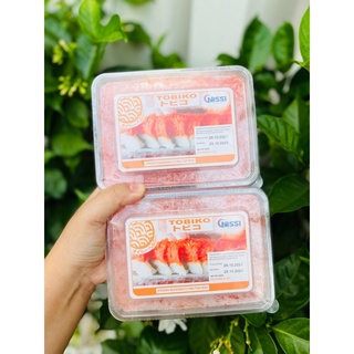 Trứng cá chuồn tobiko nhật bản - món ăn sashimi