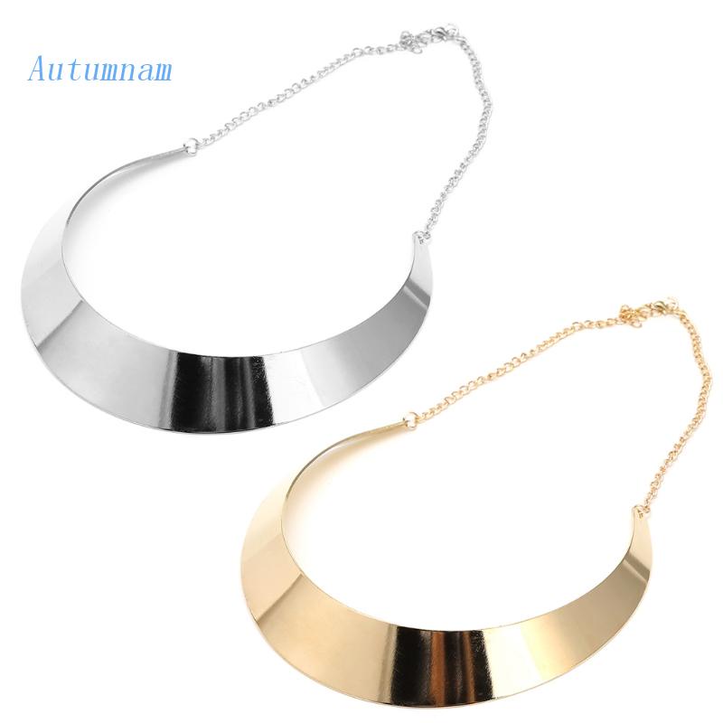 Vòng Cổ Choker Chất Liệu Hợp Kim Mạ Vàng / Bạc Phong Cách Cổ Điển Thời Trang