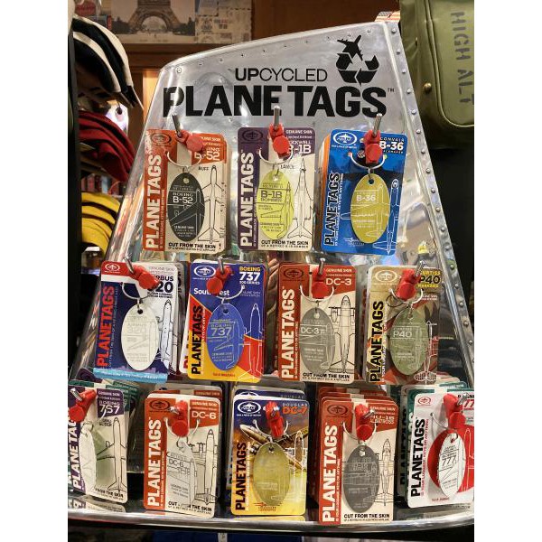 Móc khóa làm từ vỏ máy bay PlaneTags