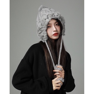 (SẴN) Mũ Len Viền Lông