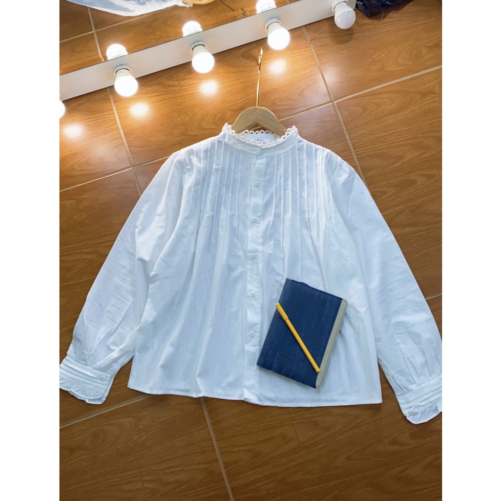 áo sơ mi nữ tiểu thư cổ tròn A,019 chuyensiquanaonugiare | BigBuy360 - bigbuy360.vn