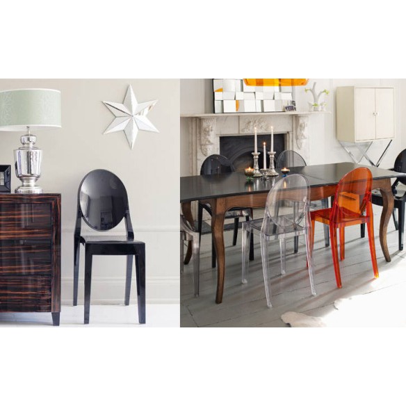 Ghế cafe nhựa trong Victoria Ghost | BigBuy360 - bigbuy360.vn