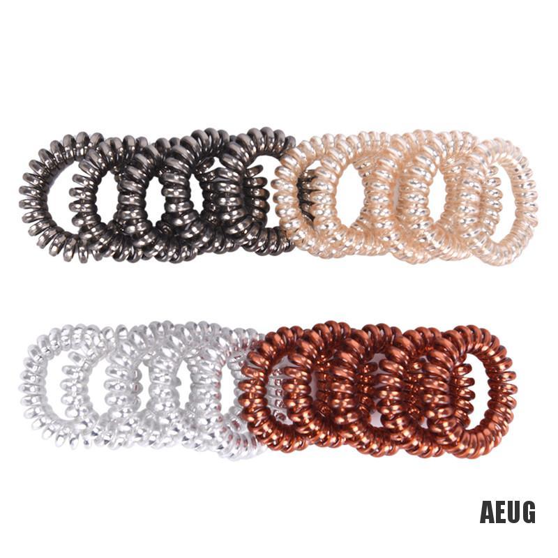 1 pc Dây Cột Tóc Lò Xo Co Giãn Tiện Dụng