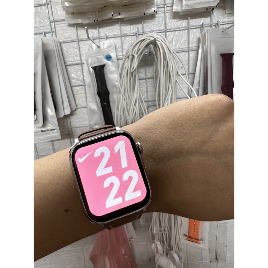 Đồng hồ thông minh SR7 màn full Viền Thép Cao Cấp 44mm - 24H Watch