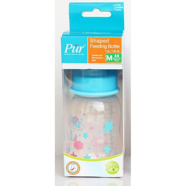 Bình sữa Pur cổ thường thân thon có eo 140ml/240ml
