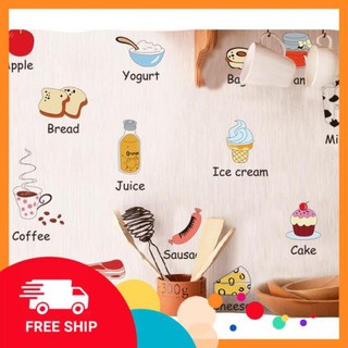 ⚡️𝗙𝗥𝗘𝗘𝗦𝗛𝗜𝗣⚡️ Decal dán tường Tiếng anh nhà bếp