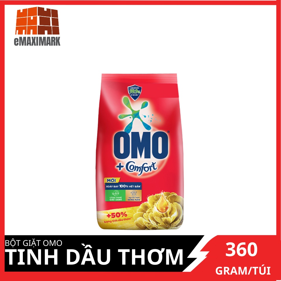 Bột giặt OMO Tinh dầu thơm 360g