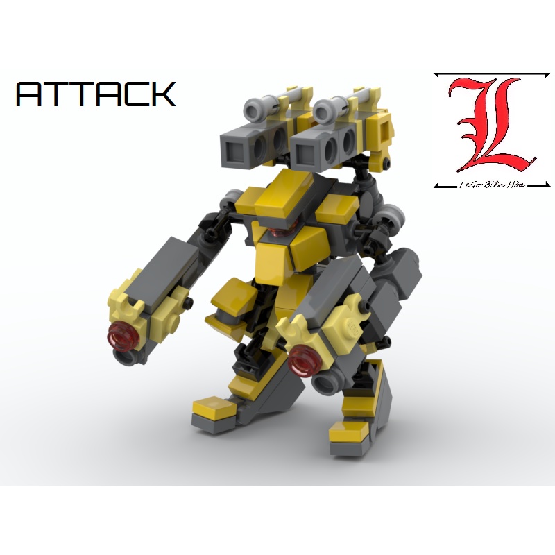 Đồ chơi lắp ráp Moc Mech Robot Attack