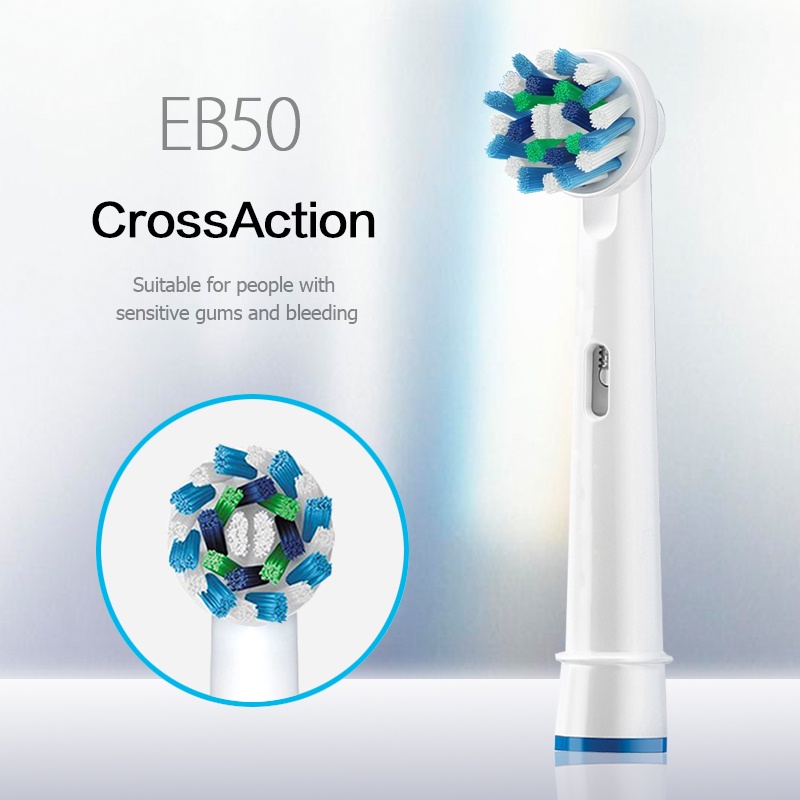 ORAL B Set 16 Đầu Bàn Chải Thay Thế Cho Braun Electric D12 D29 D12 /2500 D36