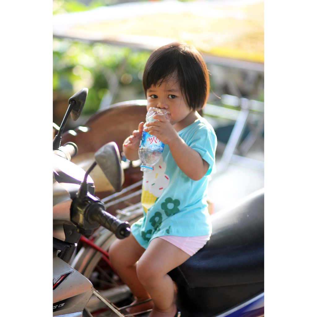 Áo thun bé gái áo thun cho bé gái 1 - 7 tuổi màu hồng xanh hàng Lomitoo chính hãng siêu xinh - Misolkids by huong274