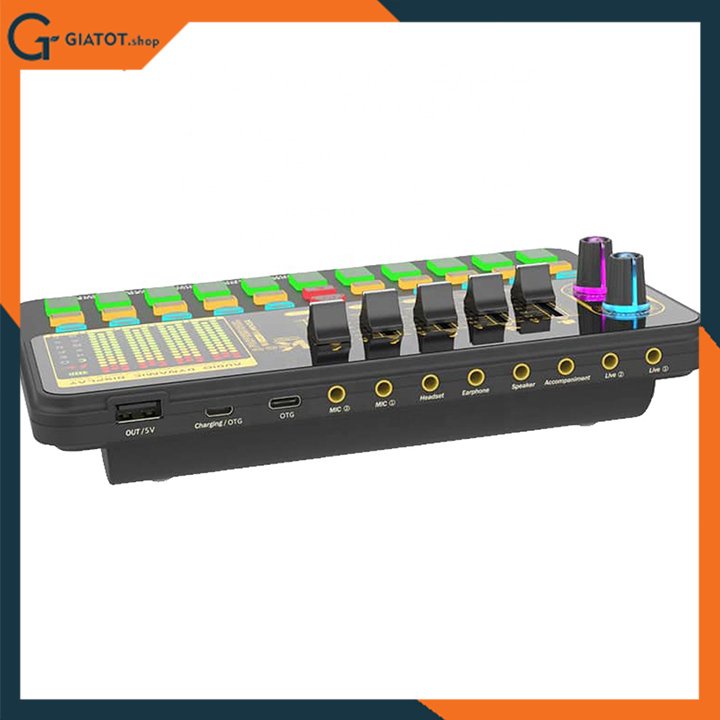 Combo sound card K500 cùng micro thu âm BM900