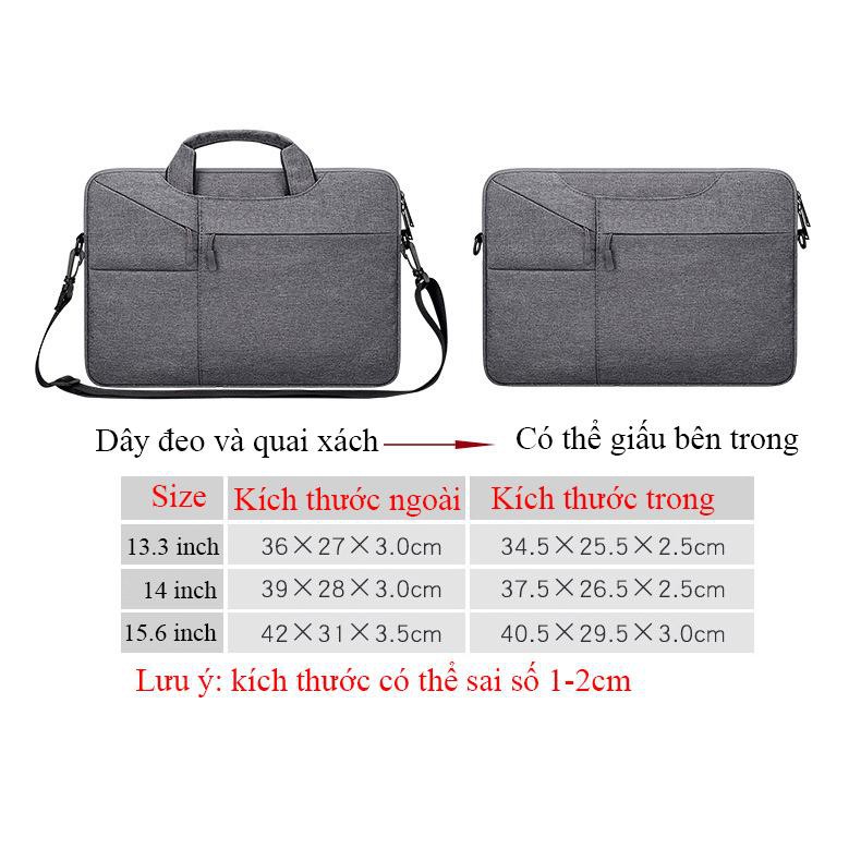 Túi chống sốcbảo vệ laptop thời trang ST02S có quai đeo chéo